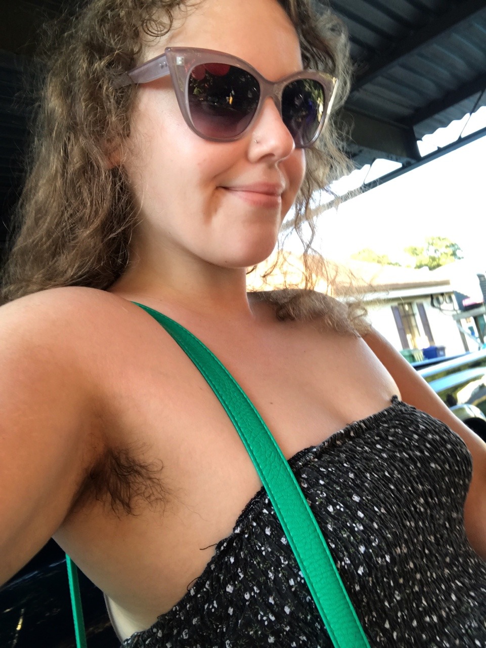 Sweaty girl sauna hairy armpit