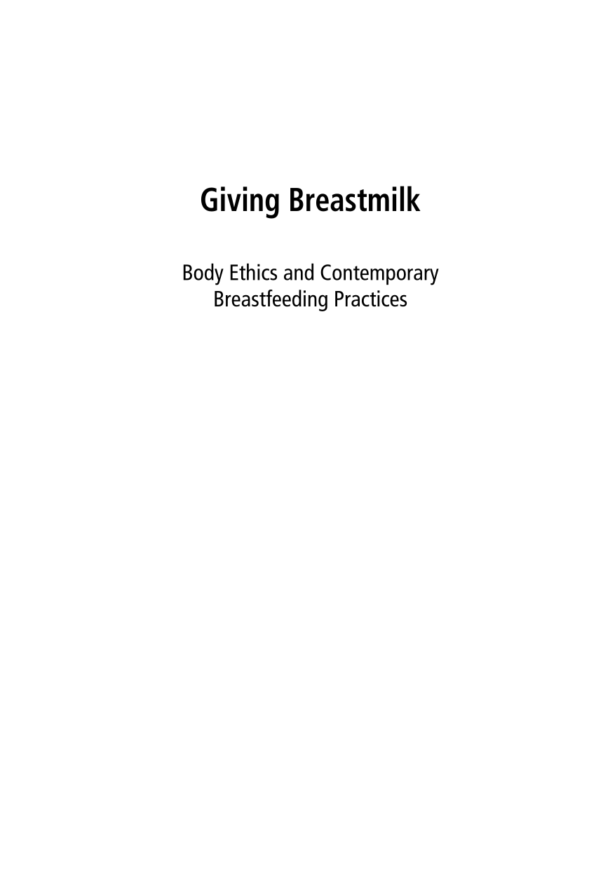 Sucking breast milk from clares engorged