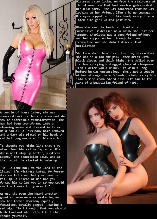 Become latex doll forever