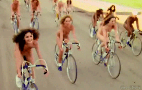 Combo reccomend nude girls riding bicles