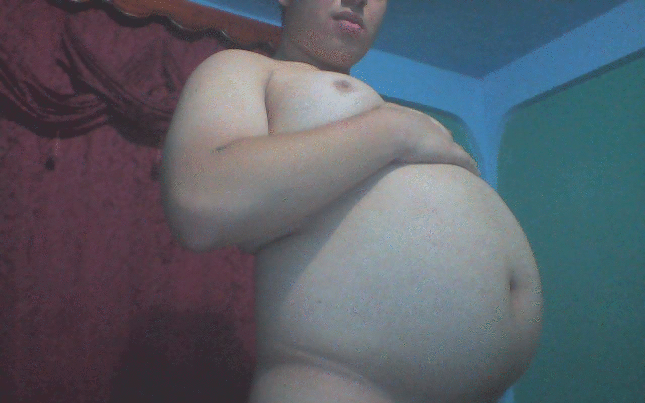 Visible enema belly