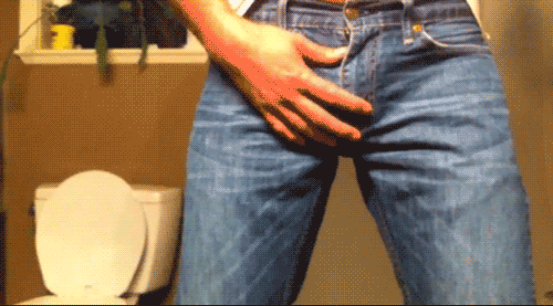 Tinker reccomend bursting with piss jeans