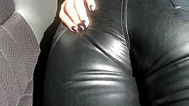 Claws reccomend leather leggings harness couple mistress