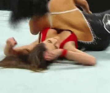 Curvy interracial lesbian wrestling