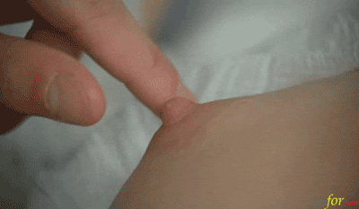 Super cute chicks lick finger