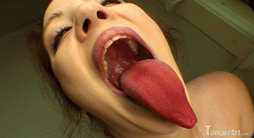 Long tongue zinaida mouth tour