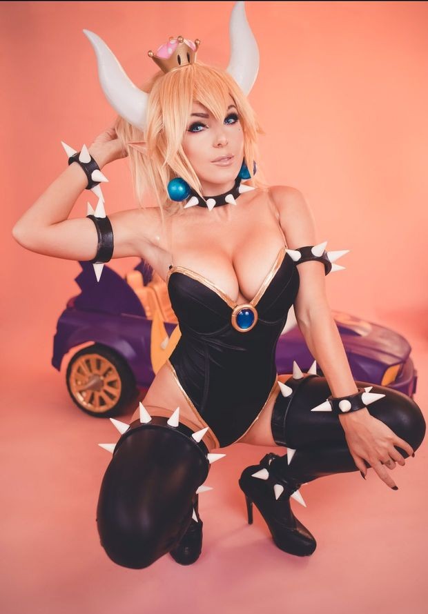 Bishop reccomend blonde bowsette cowgirl extended