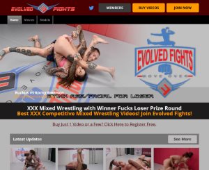 Brutal femdom wrestling ring