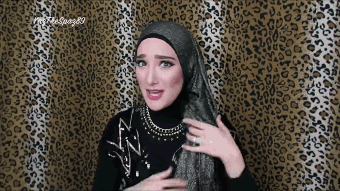 Beautiful muslim teen wearing hijab