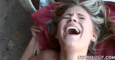 Girl screaming while taking cock