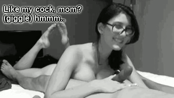 Gray mommy wears glasses
