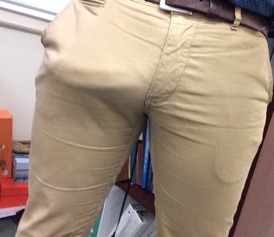 pants cock bulge selfie