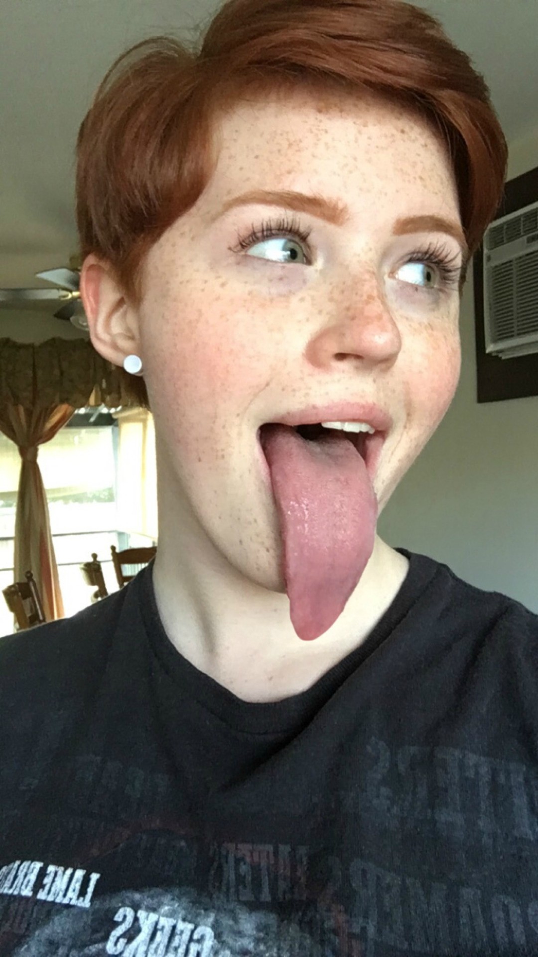 girl with long tongue porn hd photo