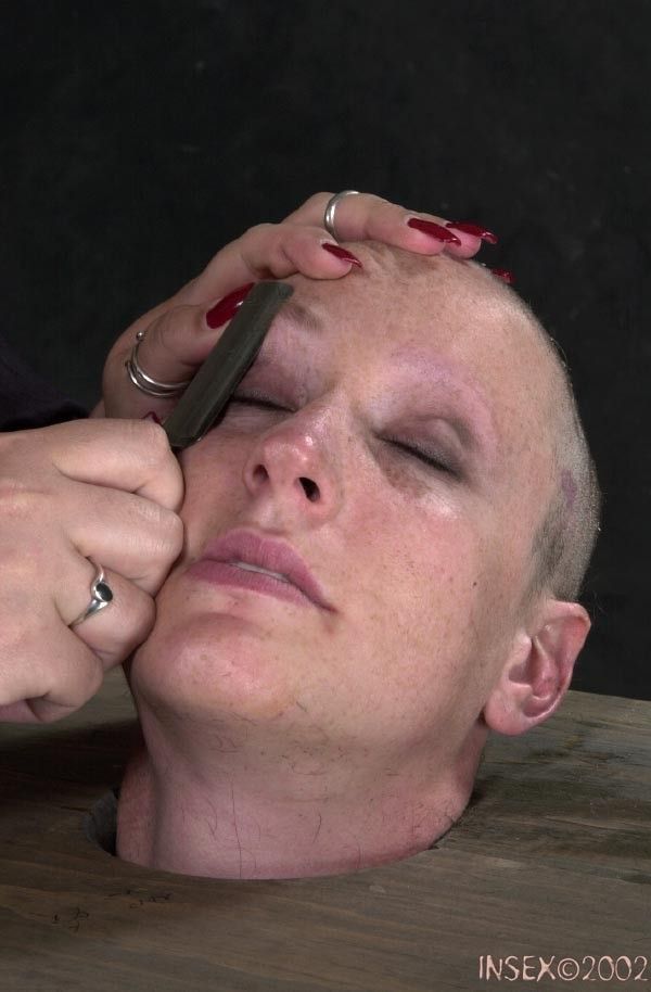 Quest recommendet Bdsm head shave headshave bald slave
