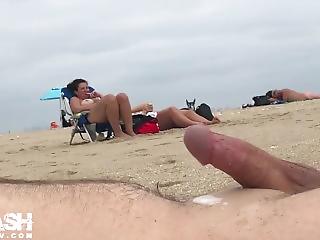 best of On penis assholes beach handjob chubby