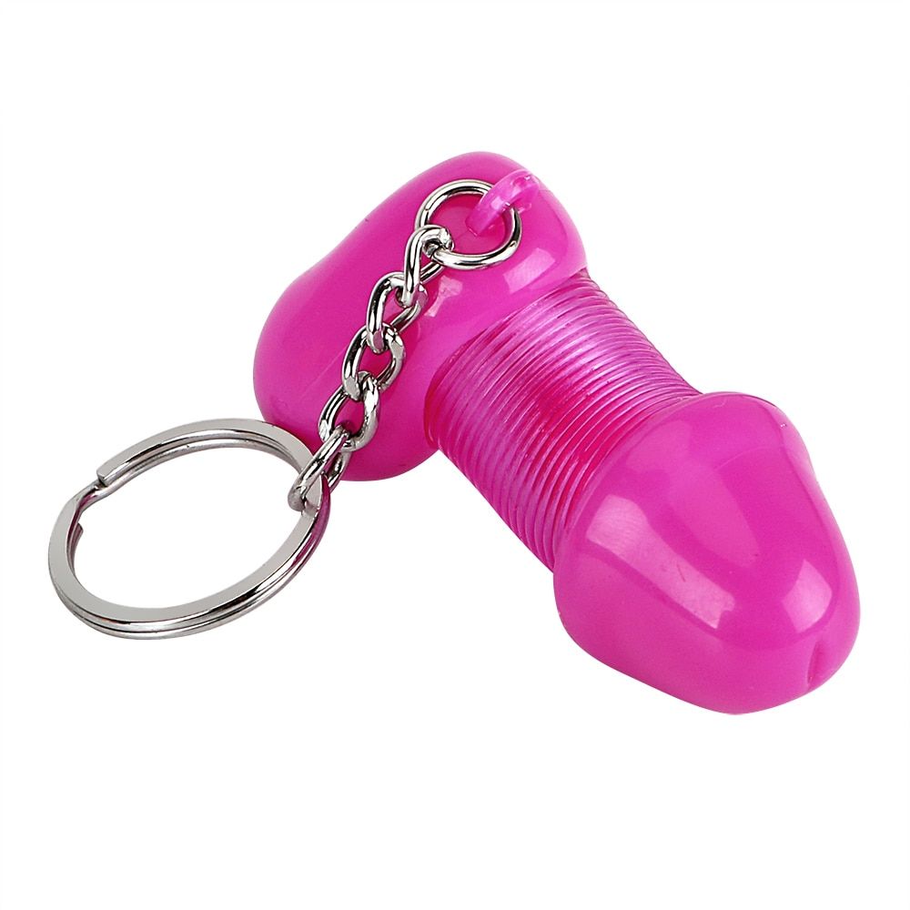 Mini dildo keychain