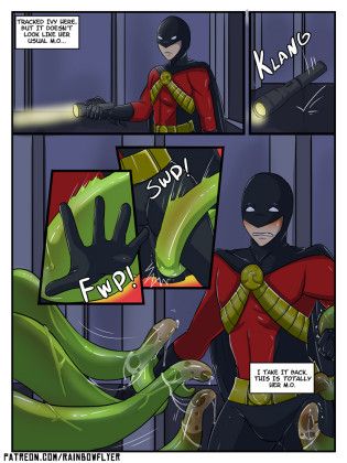 Robin poison ivy
