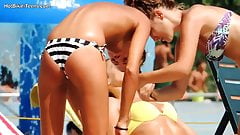 Slutty nudist teens at the beach